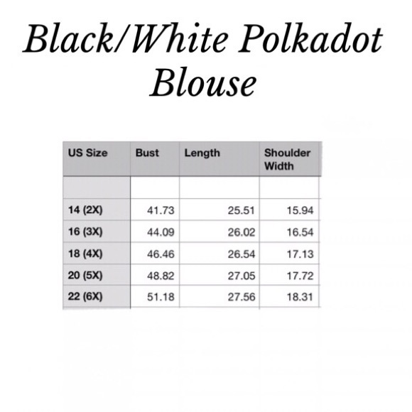 β¨HPβ¨ Plus Size Polkadot Top - 5 βοΈ Rated! - Picture 7 of 8